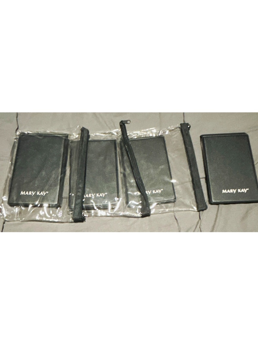 Mary Kay Black Folding Portable Tabletop Makeup Mirrors- Set of 4